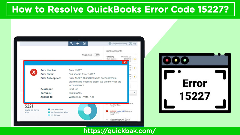 How to Resolve QuickBooks Error Code 15227?
