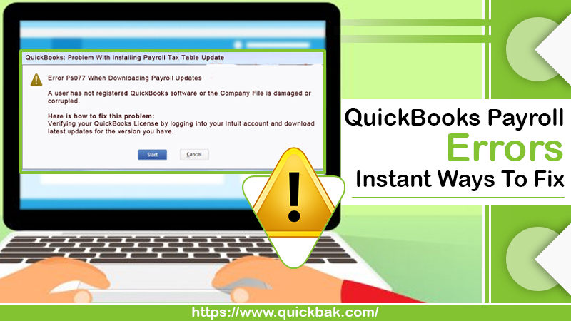 How To Troubleshoot QuickBooks Payroll Errors?